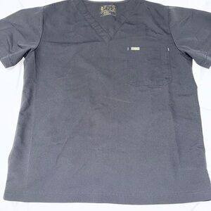 Figs Men's Charcoal scrub top